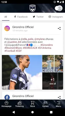 Girondins Officiel android App screenshot 2